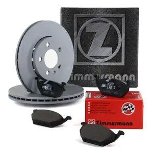 ZIMMERMANN Bremsscheiben + Bel&auml;ge AUDI A1 A3 8L SEAT SKODA VW GOLF 4 POLO vorne