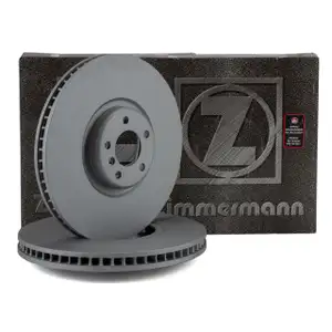 ZIMMERMANN Bremsscheiben Satz f&uuml;r BMW X5 E70 F15 F85 + X6 E71 E72 F16 F86 vorne
