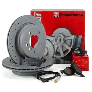 Zimmermann SPORT Bremsscheiben Bel&auml;ge Wako BMW E81 E87 E90 E91 E92 E93 hinten
