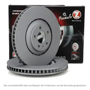 Zimmermann FORMULA Z Bremsscheiben f&uuml;r VW PASSAT (3B3 3B6) 4.0 W8 4motion vorne