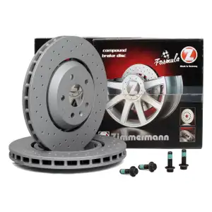 Zimmermann FORMULA Z Bremsscheiben Satz f&uuml;r OPEL INSIGNIA 2.8 V6 Turbo OPC vorne