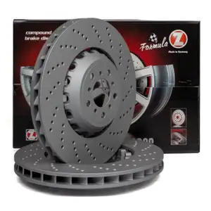 Zimmermann FORMULA Z Bremsscheiben f&uuml;r BMW 5er F10 M5 6er F12 F13 F06 M6 vorne