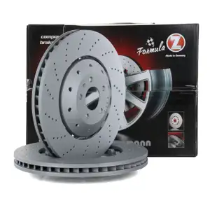 Zimmermann FORMULA Z Bremsscheiben Satz f&uuml;r AUDI RS6 (4F C6) 580 PS PR-1LM vorne
