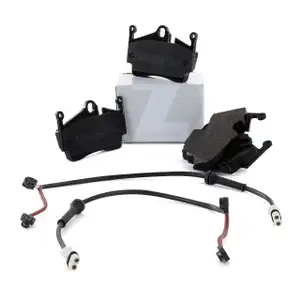 ZIMMERMANN Bremsbel&auml;ge + Wako PORSCHE BOXSTER CAYMAN (987) 2.7 2.9 S 3.4 hinten