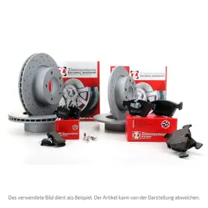 Zimmermann SPORT Bremsscheiben + Bel&auml;ge AUDI A3 8L VW GOLF 4 POLO vorne hinten