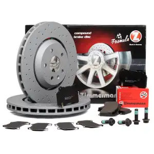 Zimmermann FORMULA Z Bremsscheiben + Bel&auml;ge f&uuml;r OPEL INSIGNIA A 2.8 V6 OPC vorne