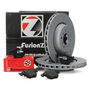 Zimmermann FORMULA Z Bremsscheiben + Bel&auml;ge BMW 1er M E82 3er E92 E93 M3 vorne