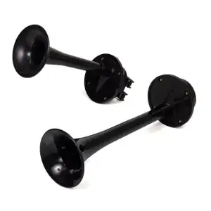 Fanfare Hupe Signalhorn TIEFTON + HOCHTON f&uuml;r PORSCHE 911 + 911 (964) + 928