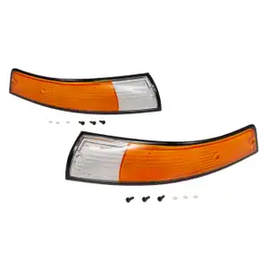 2x Blinker Blinkerglas Sto&szlig;stange f&uuml;r PORSCHE 911 1963-1973 vorne links + rechts