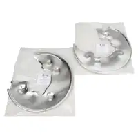 2x AIC Abdeckblech Ankerblech f&uuml;r AUDI A4 (8K) + AVANT A5 (8T) + CABRIO hinten