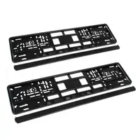 2x Kennzeichenhalter Nummernschildhalter Wechselkennzeichen MARS SCHWARZ 520mm