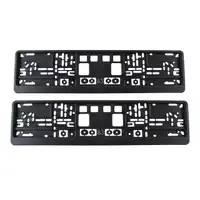 2x Kennzeichenhalter Nummernschildhalter Wechselkennzeichen MERKUR SCHWARZ 520mm