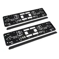 2x Kennzeichenhalter Nummernschildhalter Wechselkennzeichen TITAN SCHWARZ 520mm