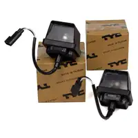 2x TYC Kennzeichenleuchte + Gl&uuml;hlampe FORD TRANSIT PRITSCHE (E FM FN) 1991-2014