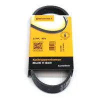 Conti CONTITECH Keilrippenriemen 5PK491 AUDI SEAT SKODA VW 1.4 TSI 140-185 PS