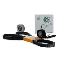 CONTI 6PK2080 Keilrippenriemen + INA Spanner + INA Rolle BMW 18-30d M47 N47 M57