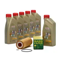 CASTROL EDGE Professional Motor&ouml;l &Ouml;l LL04 5W-30 6L + MANN &Ouml;lfilter HU722x