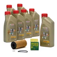 CASTROL EDGE Professional Motor&ouml;l &Ouml;l LL04 5W-30 7L + MANN &Ouml;lfilter HU6004x