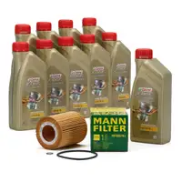CASTROL EDGE Professional Motor&ouml;l &Ouml;l LL04 5W-30 10L + MANN &Ouml;lfilter HU925/4x