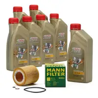 CASTROL EDGE Professional Motor&ouml;l &Ouml;l LL04 5W-30 7L + MANN &Ouml;lfilter HU816x