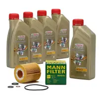 CASTROL EDGE Professional Motor&ouml;l &Ouml;l LL04 5W-30 5L + MANN &Ouml;lfilter HU815/2x