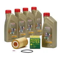 CASTROL EDGE Professional Motor&ouml;l &Ouml;l LL04 5W-30 5L + MANN &Ouml;lfilter HU718/1z