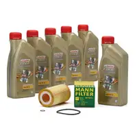 CASTROL EDGE Professional Motor&ouml;l &Ouml;l LL04 5W-30 6L + MANN &Ouml;lfilter HU718/1z