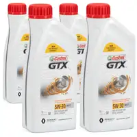 CASTROL Motor&ouml;l &Ouml;l GTX 5W-30 5W30 RN17 ACEA C3 f&uuml;r Renault - 4L 4 Liter