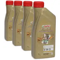 CASTROL EDGE Professional Motor&ouml;l &Ouml;L TITANIUM FST V 0W20 C5 f&uuml;r VOLVO - 4 Liter
