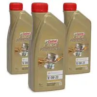CASTROL EDGE Professional Motor&ouml;l &Ouml;L TITANIUM FST V 0W20 C5 f&uuml;r VOLVO - 3 Liter