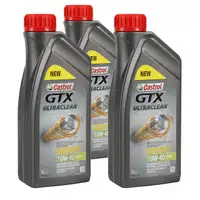 CASTROL Motor&ouml;l &Ouml;l GTX ULTRACLEAN 10W-40 10W40 A3/B4 - 3 Liter