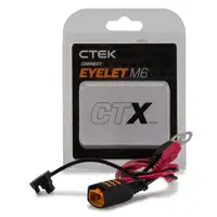 CTEK CONNECT EYELET M6 Schnellkontaktkabel Starthilfekabel 40cm &Ouml;SE M6 6,4mm