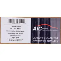 AIC Schalld&auml;mmmatte Motorhaubend&auml;mmung D&auml;mmmatte f&uuml;r VW GOLF 7 / GOLF 7 Variant