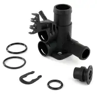 AIC Wasserflansch + Verschlussstopfen f&uuml;r SEAT ALHAMBRA VW GOLF 3 PASSAT 1.8 2.0