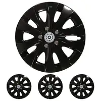 4x ALBRECHT Radkappen Radblenden STORM SCHWARZ BLACK 14 Zoll (4 St&uuml;ck)