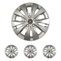 4x ALBRECHT Radkappen Radblenden STORM SILBER 15 Zoll (4 St&uuml;ck)