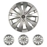 4x ALBRECHT Radkappen Radblenden STORM SILBER 16 Zoll (4 St&uuml;ck)
