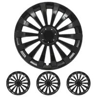 4x ALBRECHT Radkappen Radblenden MERIDIAN BLACK SCHWARZ 13 Zoll (4 St&uuml;ck)