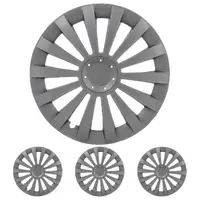 4x ALBRECHT Radkappen Radblenden MERIDIAN SILVER SILBER 15 Zoll (4 St&uuml;ck)