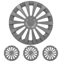 4x ALBRECHT Radkappen Radblenden MERIDIAN SILVER SILBER 16 Zoll (4 St&uuml;ck)