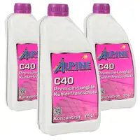 ALPINE Frostschutz K&uuml;hler K&uuml;hlerfrostschutz Konzentrat 4,5L C40 G40