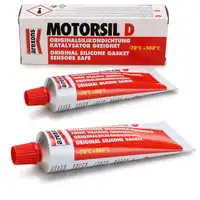 2x 100ml AREXONS Motorsil D Dichtstoff Silikondichtmittel Dichtmittel Tube ROT