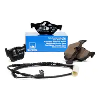 ATE CERAMIC Bremsbel&auml;ge + Wako f&uuml;r BMW 1er E81-88 3er E90-93 bis 02.2010 hinten