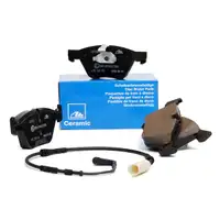 ATE CERAMIC Bremsbel&auml;ge + Wako f&uuml;r BMW 1er E81-88 3er E90-93 bis 02.2010 vorne