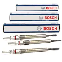 3x BOSCH Gl&uuml;hkerze GLP257 DURATERM BMW 1er F20 F21 2er F45 F46 X1 F48 14d 16d