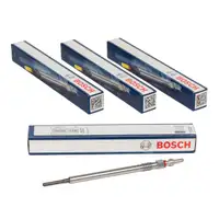 4x BOSCH Gl&uuml;hkerze DURATERM GLP2-HS GLP202 f&uuml;r MERCEDES-BENZ OM640 OM642 OM629