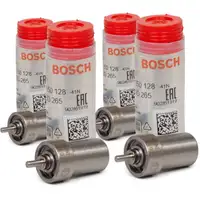 4x BOSCH 0434250128 Einspritzd&uuml;se Zapfend&uuml;se MERCEDES BENZ DIESEL 0010174912