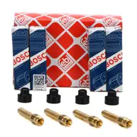 4x BOSCH 0437502047 Einspritzventil + Halter MERCEDES 190 W201 W123 W124 W126