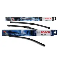 BOSCH Scheibenwischer Wischerbl&auml;tter A297S A402H f&uuml;r AUDI A4 B8 AVANT ALLROAD Q3