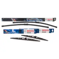 BOSCH Scheibenwischer Wischerbl&auml;tter Set A009S + 2x H341 f&uuml;r FORD TOURNEO CUSTOM
